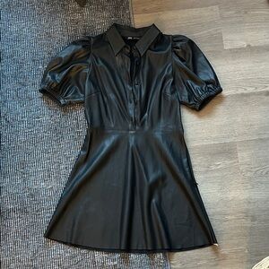 Zara Leather Minidress ✨